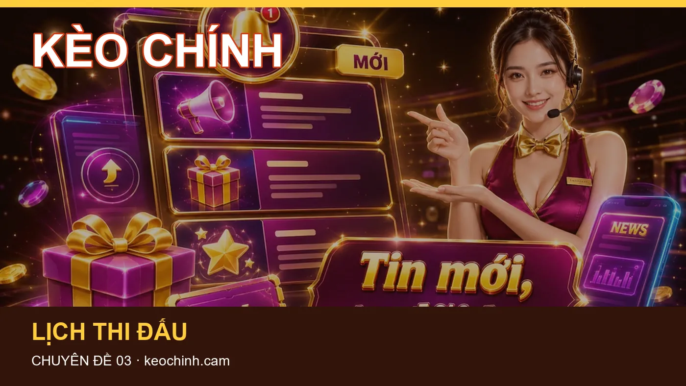 Danh sách kiểm tra thông tin Bóng đá dành cho người đọc KÈO CHÍNH